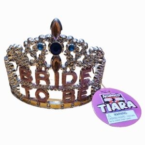 Silver and Pink Tiara for Brides